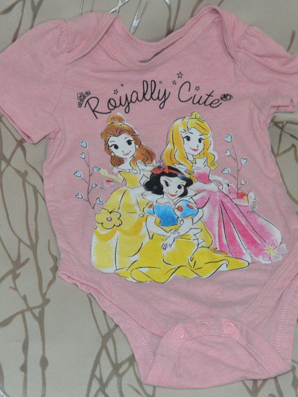 Disney Baby Onesie Princesas • 18M